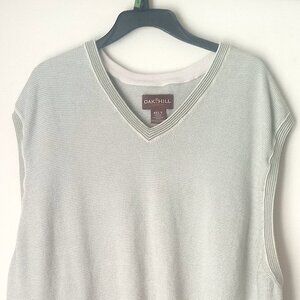 Men's Big and Tall Green Sweater Vest Size 4XLT